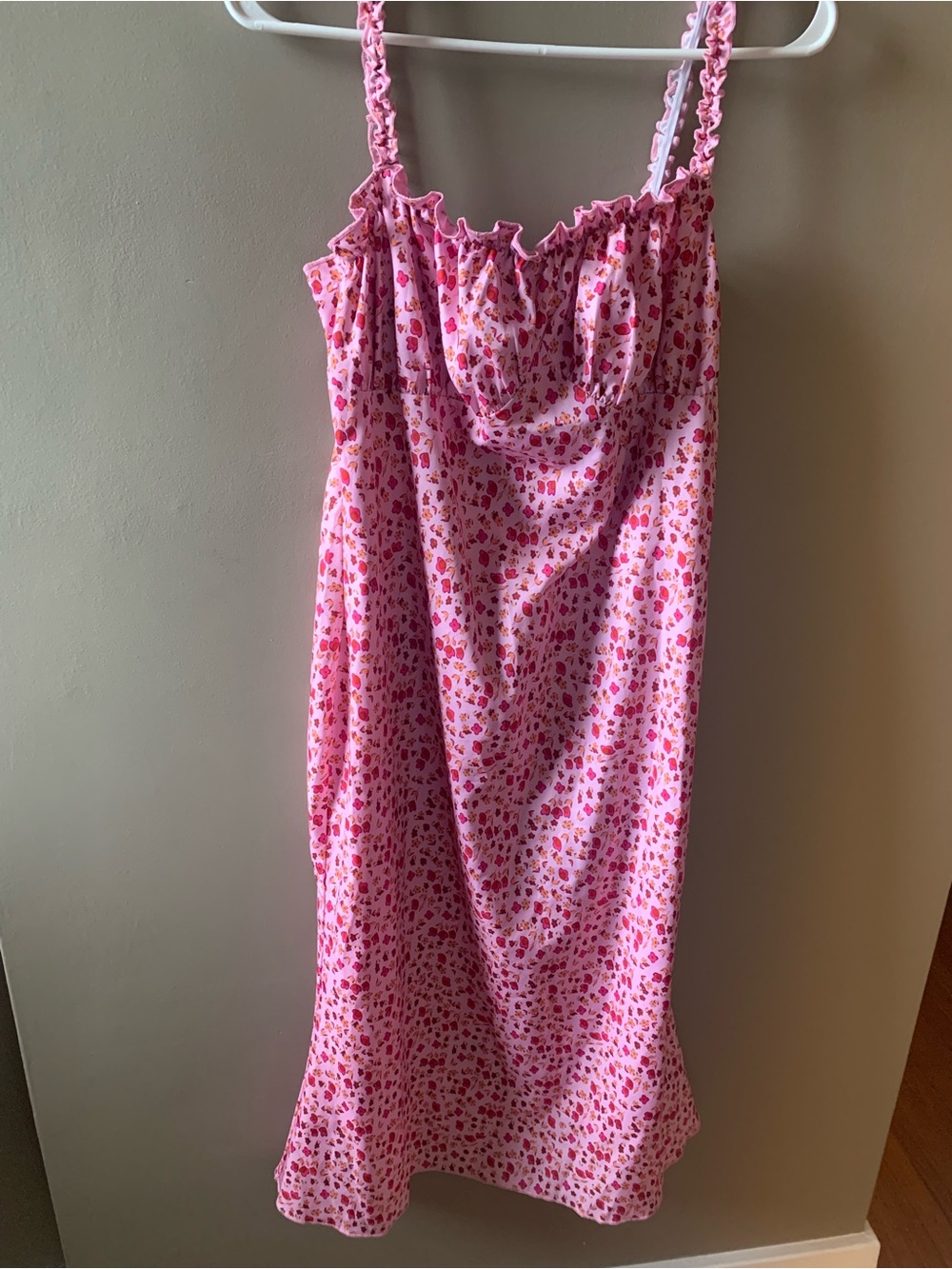 RIHOAS pink floral maxi dress